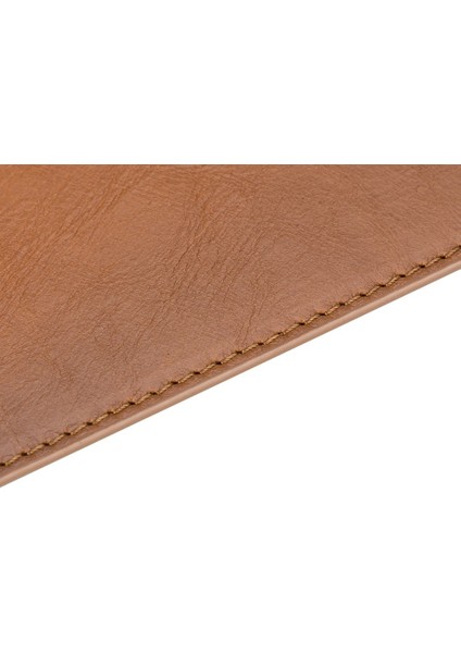 Deri El Yapımı Dikişli Mousepad, Isim Yazılabilir Ofis Hediyesi,
