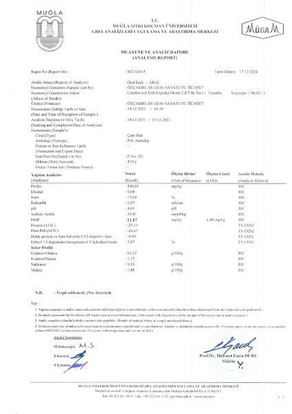 Çam Balı 2850 G Teneke