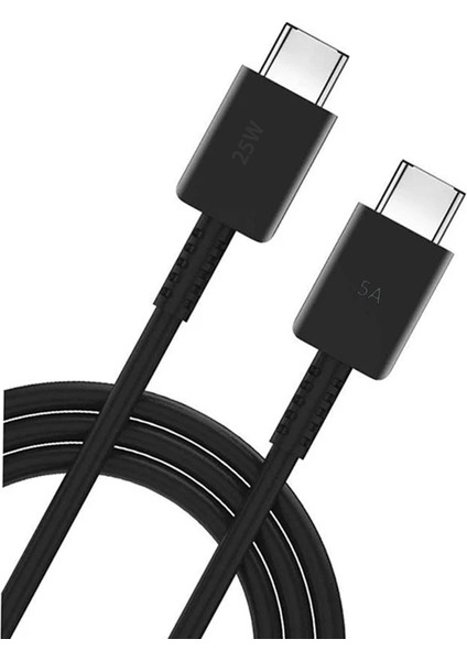 A24 Uyumlu Şarj Aleti ve Kablosu 25W Hızlı Şarj Type C Kablo