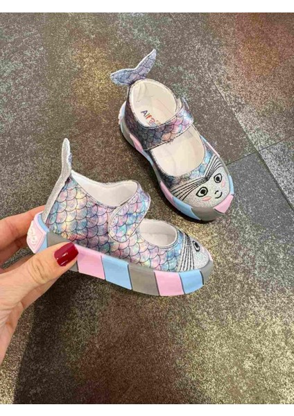 21-30 Numara Kız Çocuk Deniz Kızı Babet Sneaker