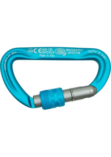 Argon S Light Screw Kilit Emniyetli Dağcılık ve Tırmanış Karabinası