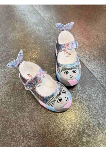 21-30 Numara Kız Çocuk Deniz Kızı Babet Sneaker
