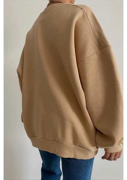 Bisiklet Yaka Basic Sweatshirt modelleri