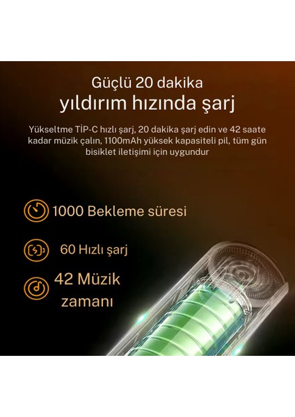 Intercom Yeni 2025 Model Su Geçirmez Motosiklet Kask Intercom Kulaklık Seti - Bluetooth 5.3, Rgb