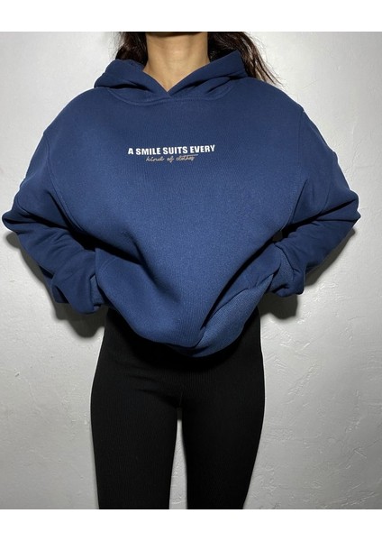 Baskılı Kapüşonlu Sweatshirt modelleri