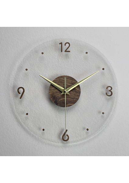 Quartz Saat - Işıklı Pleksi Duvar Saati, El Yapımı, Sessiz, Modern Dekoratif Tasarım, 35 cm modelleri