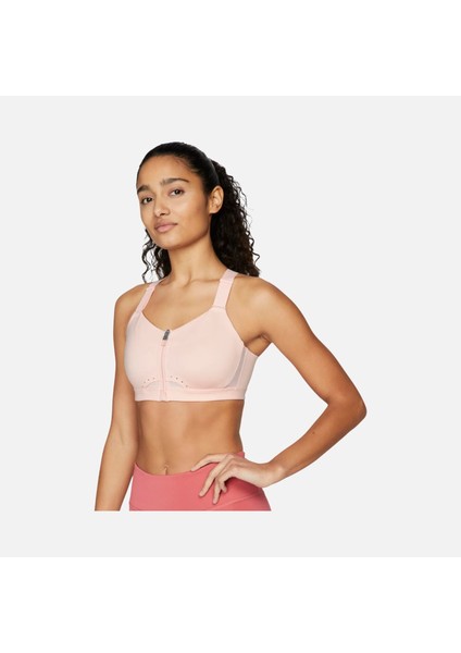 Nke Dri-Fit Alpha High-Support Padded Zip Training Kadın Pembe Pedli Spor Sütyen Bra DD0436-610