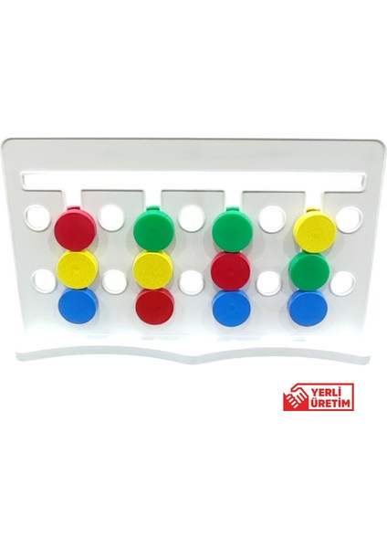 Four Colour - Montessori Zeka Oyunu - Abacus - Solo Test Hediyeli