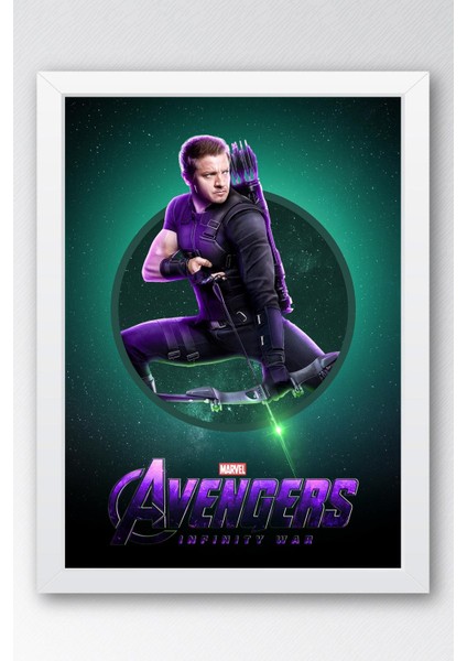 Hawkeye Çerçeveli Tablo - Marvel Avengers Posteri Tablo
