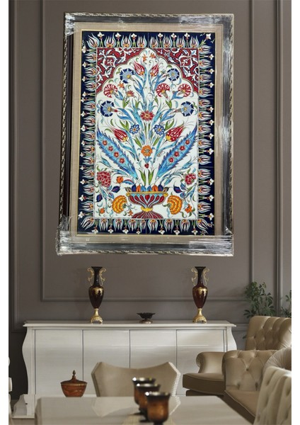 El Yapımı Çini Duvar Tablosu (40 cm x 60 cm )