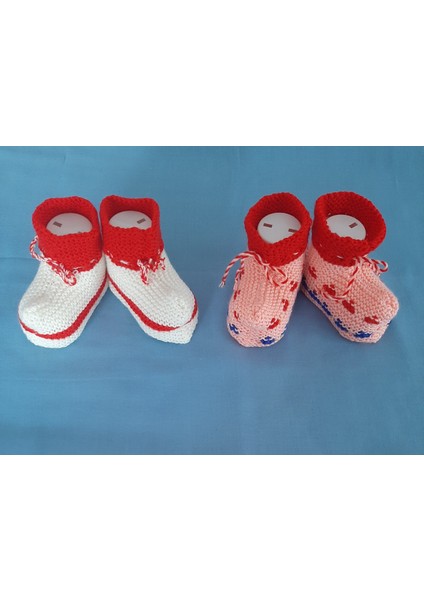 Kız ve Erkek Çocuk Patik Çorap 2'li Paket (2 Yaş)
