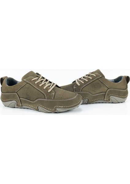 Erkek Gri Deri Ortopedik Casual Ayakkabı fırsatları