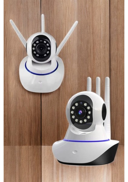 Ev Kamerası Wifi Kamerası Video Kayıt Çift Yönlü Hareket Sensörü Bebek
