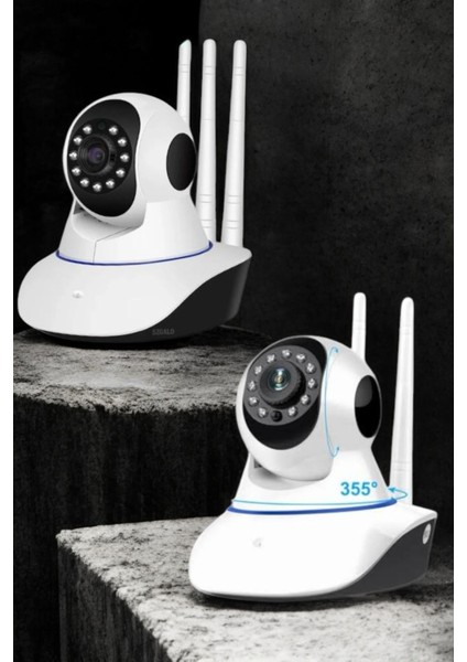 Wifi Kamerası Çift Yönlü Bebek Güvenlik Kamerası Gece Görüşlü