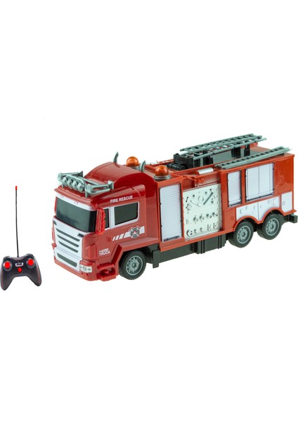 1/18 Oyuncak Itfaiye Kamyonu Uzaktan Kumandalı Işıklı Şarjlı