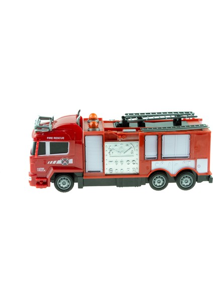 1/18 Oyuncak Itfaiye Kamyonu Uzaktan Kumandalı Işıklı Şarjlı