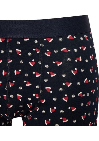 Erkek Yılbaşı Temalı 3'lü Boxer E0045AX24CW fırsatları