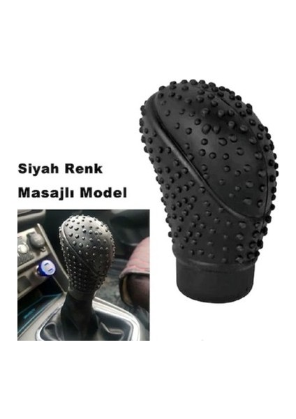Vites Topuzu Silikon Kılıfı Siyah Oval