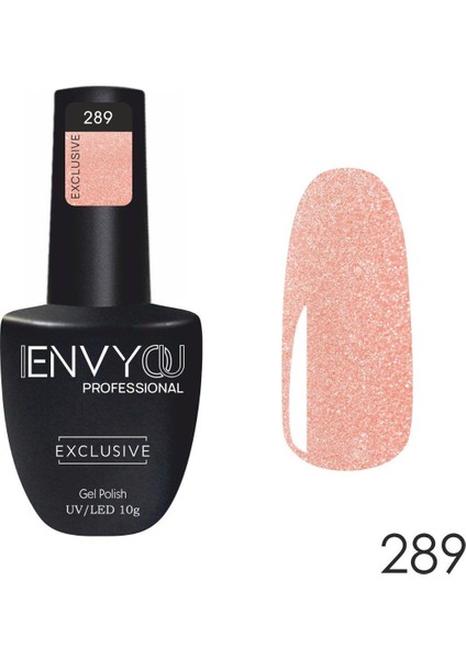 Kalıcı Oje Exclusive Simli Soluk Pembe Nude 10gr No:289