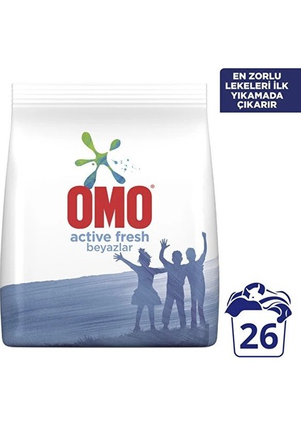 Active Fresh Beyazlar 4 kg + Renkliler 4 kg 2'li Set