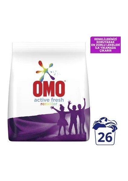 Active Fresh Beyazlar 4 kg + Renkliler 4 kg 2'li Set