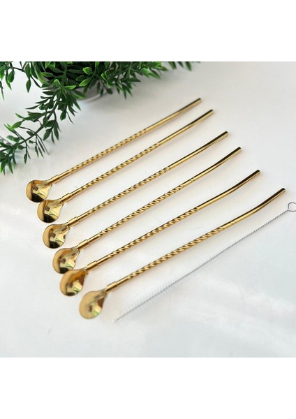 Metal Gold Pipet Takımı 7 Parça