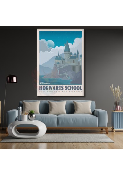 Harry Potter Kanvas Tablo Hogwards Okulu Temalı Tablo Film Dizi Temalı Tablo fiyatları