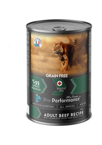 Tahılsız Ezme Sığır Etli Kedi Konserve Maması 400 gr