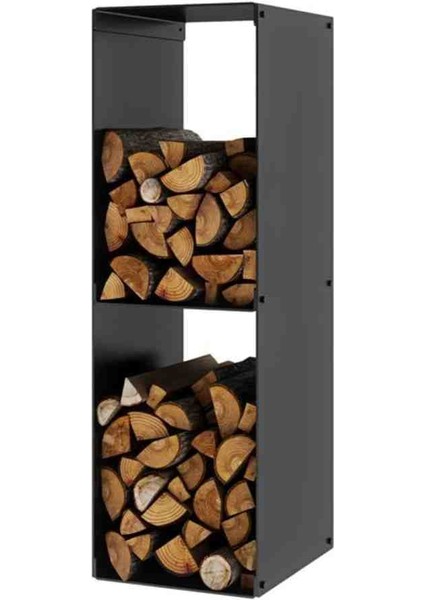 Yakacak Odun Rafı Odunluk 100 cm