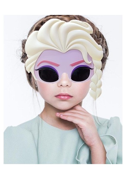 Elsa Maskesi Elsa Tacı ve Elsa Asası 3'lü Kostüm Seti