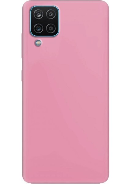 Samsung Galaxy A12 İnce Mat Silikon Kılıf Pembe fiyatları