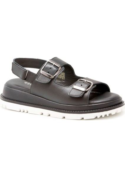 Rch M10 Siyah Bayan Sandalet Terlik Sandalet