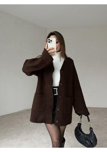 Oversize Basic Hırka