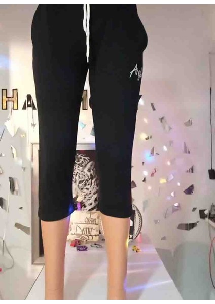 Pamuklu Cepli Lastik Belli Kadın Kapri fiyatları