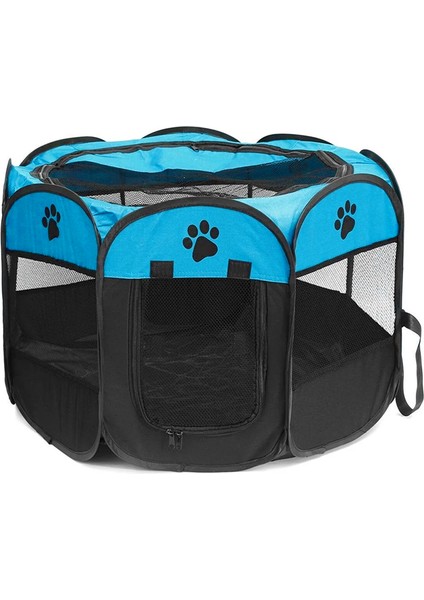 Kedi Köpek Oyun Alanı Kumaş 60X33 cm 8 Parçalı Çapı 73 cm