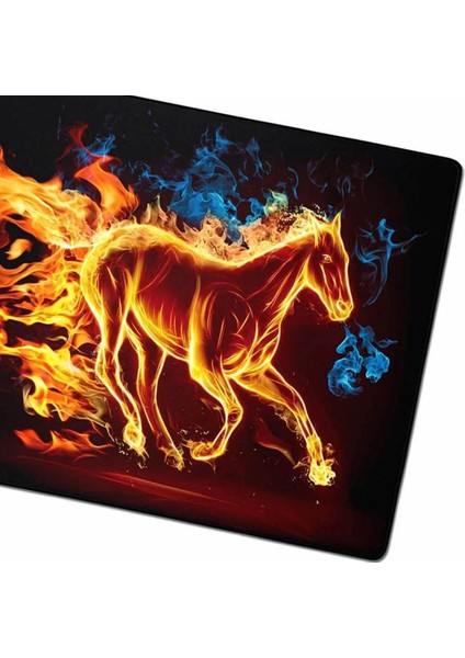 At Horse 70X30 cm Speed Kaymaz Taban Dikişli Oyuncu Gaming Mouse Pad indirimleri