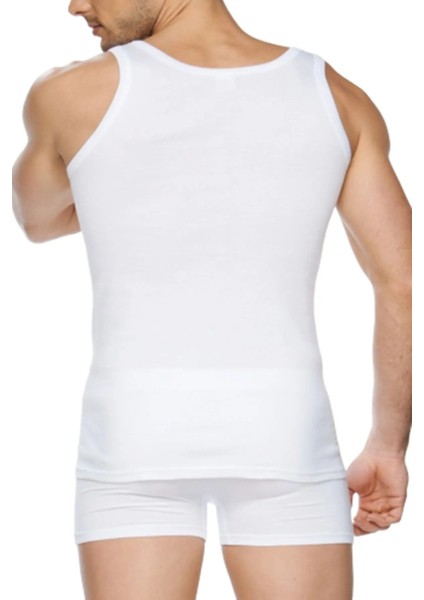 12'li Paket Erkek Penye Atlet Beyaz 14209 fiyatları