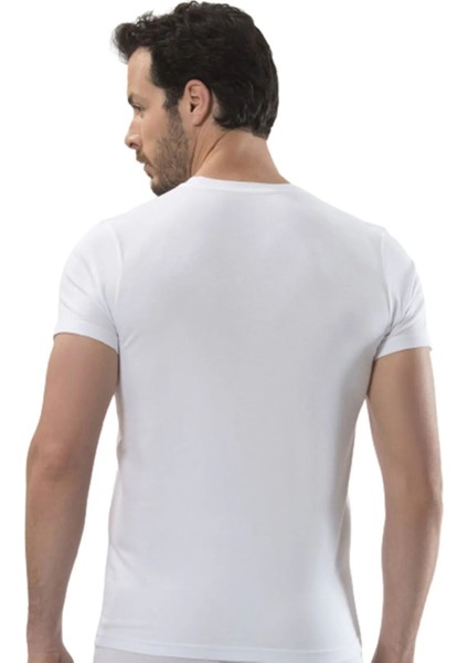 12'li Paket Erkek 0 Yaka Kısa Kollu Atlet Beyaz 14203 fiyatları