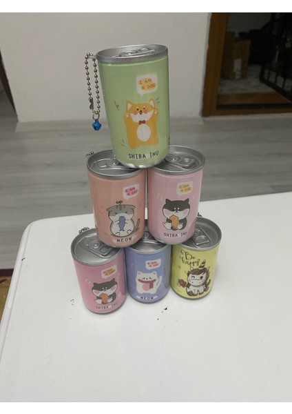 Sevimli Kutu Görünümlü Islak Mendil Anahtarlıklı 30LU Islak Mendil