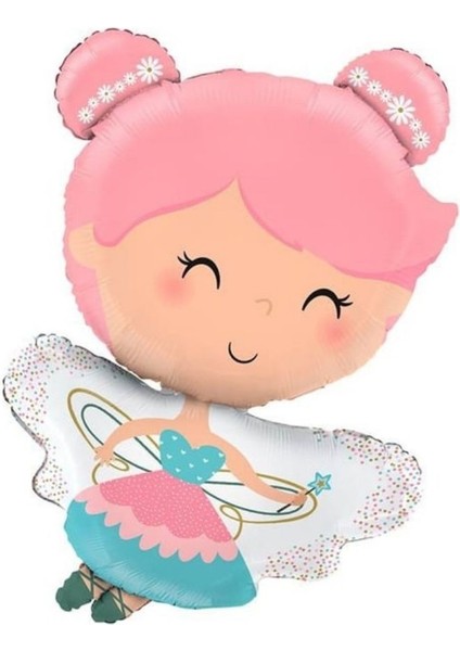 Kanatlı Peri Kızı Folyo Balon 1 Adet
