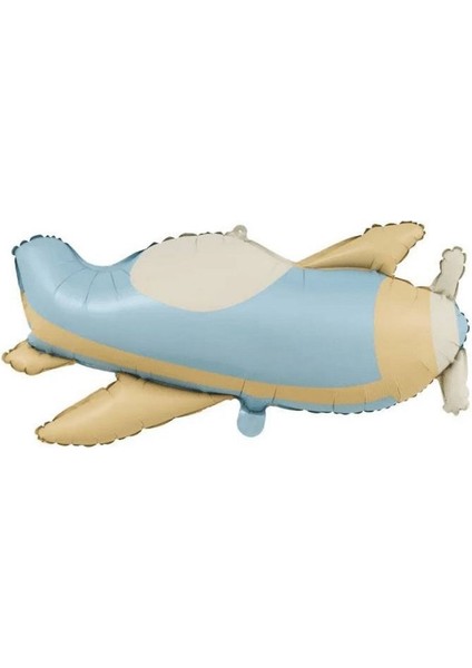 Retro Uçak Şekilli Folyo BALON78 x 42 cm 1 Adet