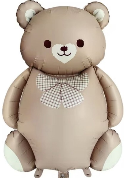 Retro Sevimli Ayı Balon Büyük Teddy Bear Folyo Balon