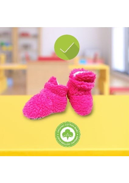 Bebek Pandufu, Kaydırmaz Taban, Terletmeyen Pamuk Astarlı, Ev Patiği