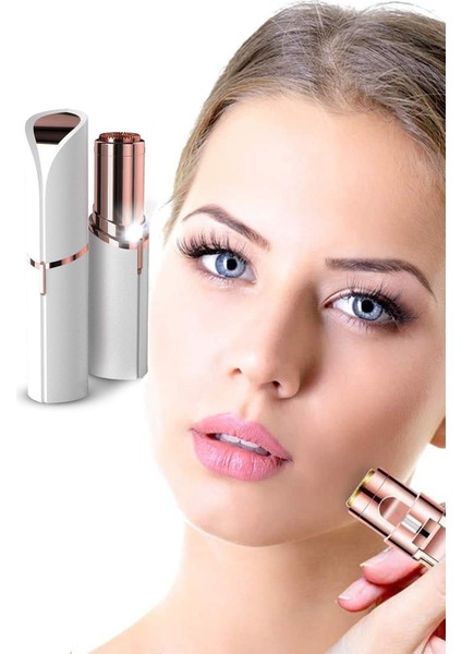 Mini Cep Epilasyonu Kadınlar İçin Beyaz Işıklı Traş Makinesi Kablosuz Kullanım
