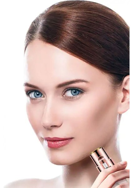 Flvls Taşınabilir Epilatör Cihazı Pilli Ruj Görünümlü Bikini Kaş Vücut Koltukaltı Epilasyon