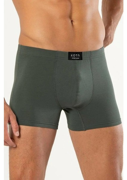 1009 Erkek Beli Katlamalı Likralı Boxer