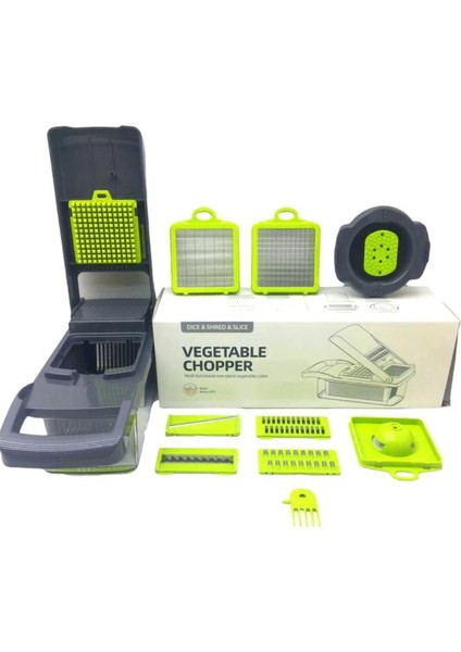 Vegetable CHOPPER-094 Nicer Dicer Dilimleme - Doğrayıcı Rende Seti (4375)