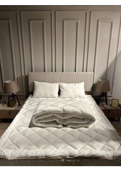 Çift Kişilik Yatak Pedi Saf Merinos Kuzu Yünü 160 x 200