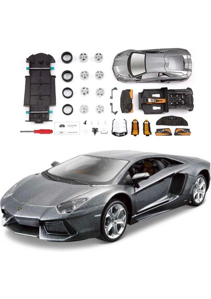 Maisto 1:24 Scale Assembly Line Model Araba Kiti Asorti