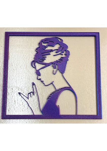 Audrey Hepburn Duvar Figürü